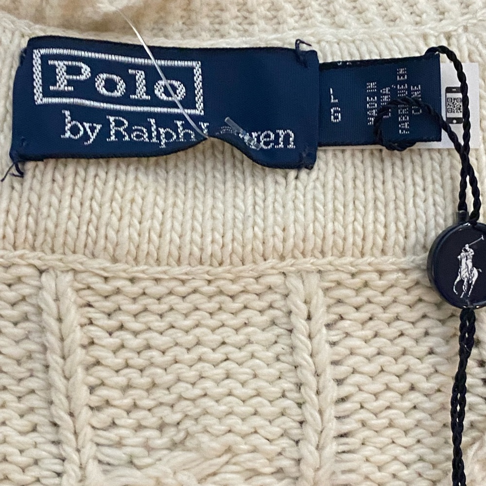 Polo Ralph Lauren Cable-Knit Logo Sweater - Picture 14 of 15